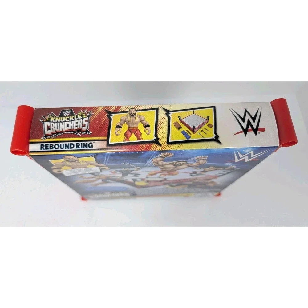 Mattel WWE Knuckle Crunchers Rebound Ring Playset & Seth Rollins Figure RARE ๐ฅ - Picture 8 of 12